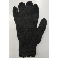 Перчатки вязаные двойные