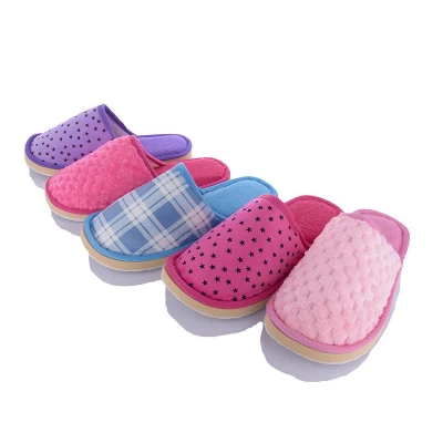 Тапочки женские SANLIN 2525 mix зима, Размеры 36-41