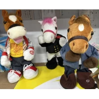 Музыкальная мягкая игрушка Лошадь  29см - Символ Года 2026