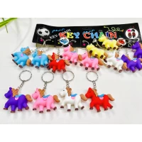 Брелок лошадка, резиновый