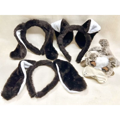 Ушки собаки меховые