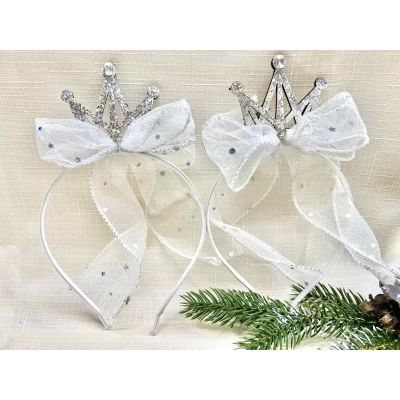 Обруч принцессы, коронка пластик