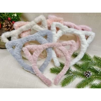 Обруч ушки кошки, мех