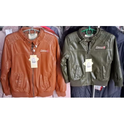 Бомбер на флисе Кож.зам. 8701(23753) Размер 6-14, 2-5лет