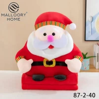 Мягкая игрушка с детским пледом Новогодняя