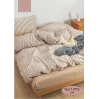 Комплект постельного белья Двойной Viluta Wash 07 хлопок 100%