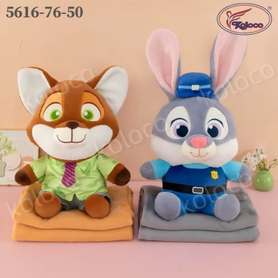 Мягкая игрушка с детским пледом