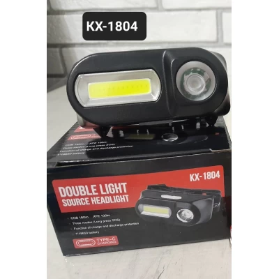 Фонарь налобный с сменным аккумулятором КХ-1804 Фонарь налобный с сменным аккумулятором КХ-1804