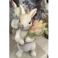 Декоративная статуэтка  Пасхальный кролик(11*7*13)