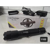 Фонарь-шокер BL-1103 (сменный аккумулятор, кассета под батарейки)