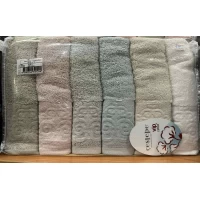 Полотенце лицевое 50*90 Cestepe VIP Cotton Турция, в ассортименте