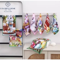 Полотенце пасхальное микрофибра 25x50