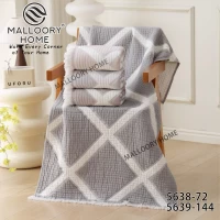 Полотенце "муслиновое" с бахромой для бани: 70/140