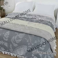 Покрывало "муслиновое" с бахромой  Размер:  210/260см