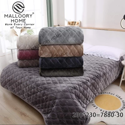 Покрывало велюровое "мраморное" Размер: 200/230