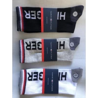 Носки TOMMY HILFIGER ликра хлопок высокая резинка 42-46. Цвет: ассорти. Производитель Турция