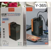 Павербанк Y-365 30000mAh (65W, быстрый заряд)