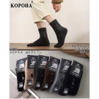 Носки Корона ликра мужские 41-47 с мехом норки! Цвет: ассорти