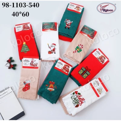 Полотенце для кухни 40*60 микрофибра Новогоднее