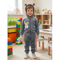 Костюм велюр королевский  Разм 24-30