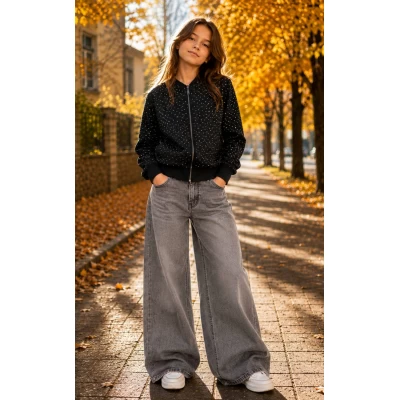 Кофта 2-х нитка стразы Разм 32-38