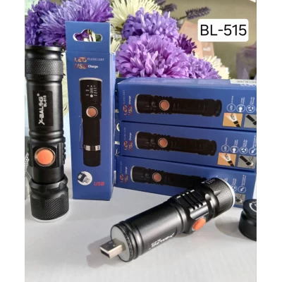 Фонарь ручной BL-515 аккумуляторный (встроенное зарядное устройство)