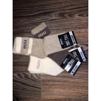 Носки STYLE LUXE ликра шерсть с меховой отделкой 36-40 полномерные. Цвет: ассорти