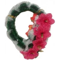 ВЕНОК АЖУРНЫЙ "ПОЛТАВА" НАРЦИСС КРУПНЫЙ 15СМ (А-5)