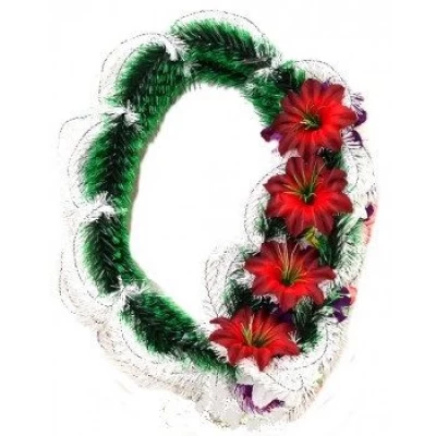 ВЕНОК АЖУРНЫЙ "ПОЛТАВА", 1-Й ЦВЕТОК (СЕРЕДИНКА-ТРАВКА)