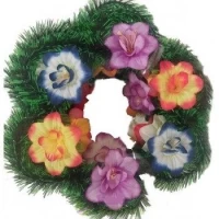 РИТУАЛЬНЫЙ ВЕНОК "СОЛНЦЕ" МИНИ 32 см