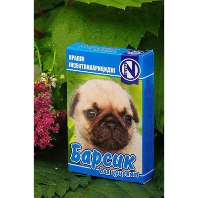 Капли от блох и клещей БАРСИК для щенят