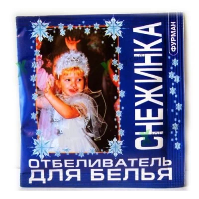 Средство для отбеливания белья СНЕЖИНКА, 30 гр