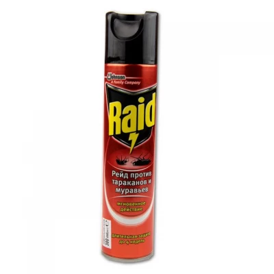 Аэрозоль от ползающих насекомых RAID, 300 мл