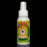 Спрей ДЭТА от комаров, мошек, москитов, слепней, клещей, 100 мл. Украина