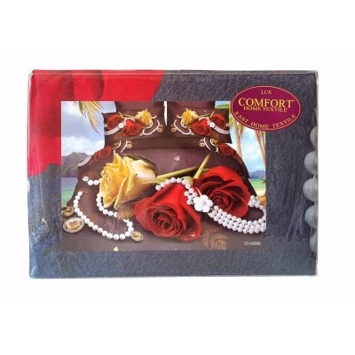 Постельное белье 2,0 двуспальное 3D Главтекстиль, расцветки в ассортименте