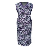 Женский трикотажный халат в горох, р. 48-62, цвета в ассортименте