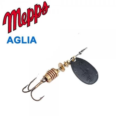 Блесна Mepps Aglia czarna-black 2/4.5g