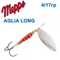 Блесна Mepps Aglia long srebrna-silver 0/2.5g