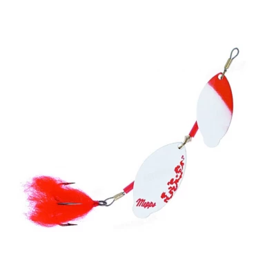 Блесна  Mepps PIKE TANDEM bialy/czerwony white-red 3/27g