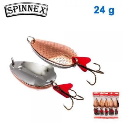 Блесна Spinnex колебалка 2-я шумовая №017 24g (5шт) *