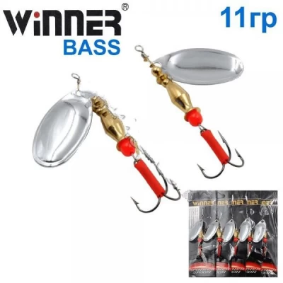 Блесна Winner вертушка WP-002 BASS 11g 001# *