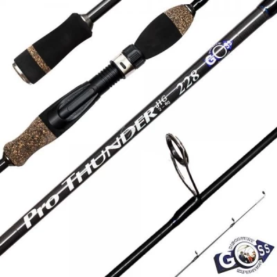 Спиннинговое удилище шт2 Goss Pro Thunder Jig A08-228 2-8g 2.28м *
