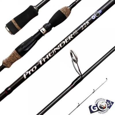 Спиннинговое удилище шт2 Goss Pro Thunder Jig A08-228 5-25g 2.28м *
