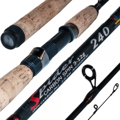 Спиннинговое удилище шт2 Winner Spider Carbon №2200410 3-12g 2.4м * Спиннинговое удилище шт2 Winner Spider Carbon №2200410 3-12g 2.4м *