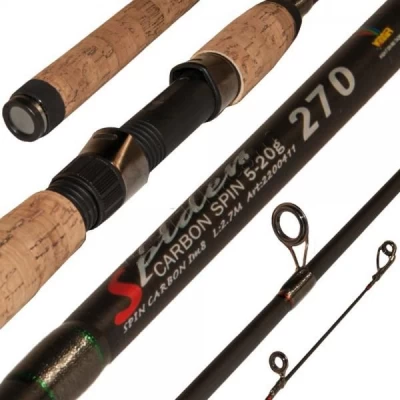 Спиннинговое удилище шт2 Winner Spider Carbon №2200411 5-20g 2.7м * Спиннинговое удилище шт2 Winner Spider Carbon №2200411 5-20g 2.7м *