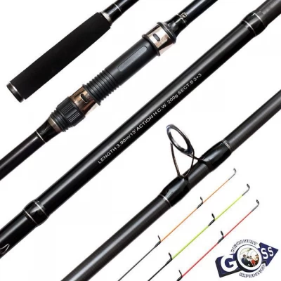 Фидерное удилище шт3 Goss Supreme Xs Power Feeder A14-390 200g 3.9м * Фидерное удилище шт3 Goss Supreme Xs Power Feeder A14-390 200g 3.9м *