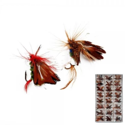 Набор нахлыстовый Stream бабочка (2шт) 24кор * Набор нахлыстовый Stream бабочка (2шт) 24кор *