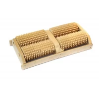 Массажер (для ног, дерево - бук, 4 валика, Украина)