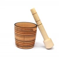 Ступка Украина, дерево - бук, в ассортименте