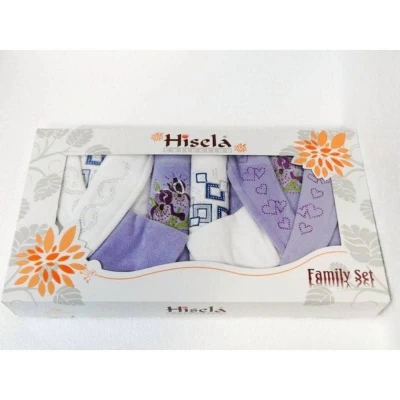 Набор Hisena kadife 2 халата + 4 полотенца (в ассортименте). Турция Набор Hisena kadife 2 халата + 4 полотенца (в ассортименте). Турция